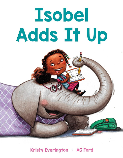 Our Author Spotlight is on @kmeverington and her new picture book, ISOBEL ADDS IT UP, illustrated by @AGFordArt (@penguinrandom) out on July 29! kidlit411.com/2021/06/Kidlit… Read about the book and enter to win a copy! #giveaway #kidlit