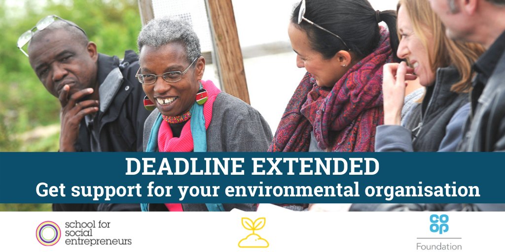 Deadline extended! 🥳 Do you run a #SocialEnterprise or org that seeks to create environmental impact? 🌏 Our fully funded programme with @Coop_Foundation will help you grow & increase impact via support, learning, networks & coaching. Apply now > bit.ly/Env_Prog