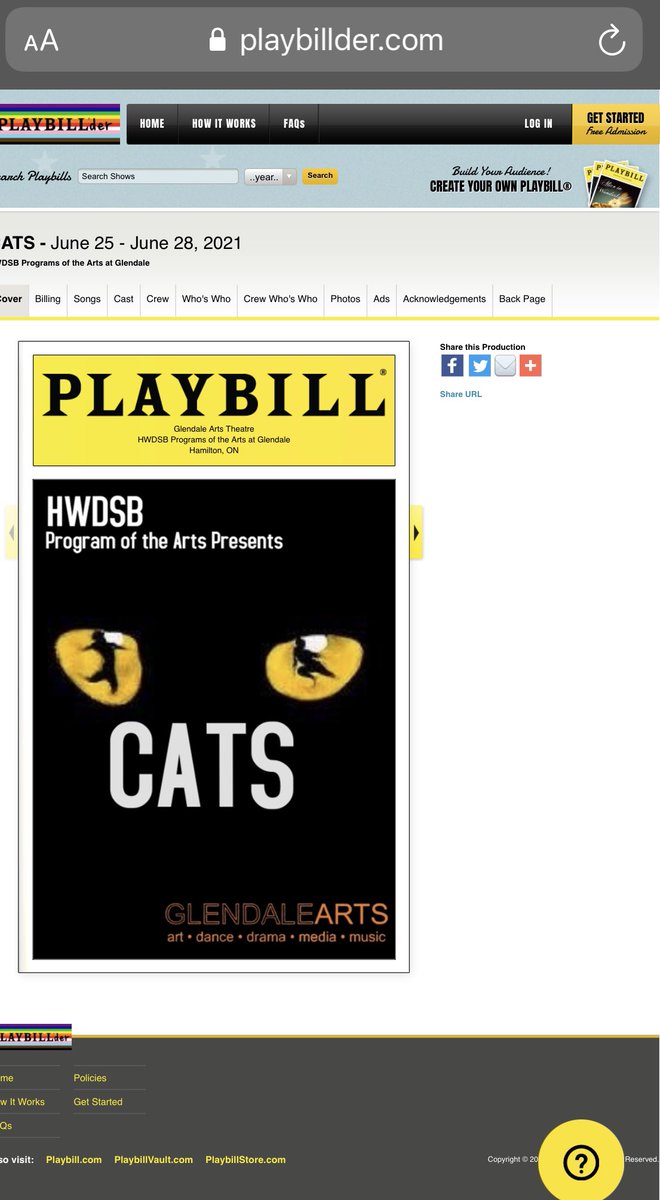 GPAandSHSM's tweet photo. 🐱🐈🐱 opens tonight at 8pm! Check out our playbill  https://t.co/qQwuY6D8za  and get your tix https://t.co/SwsjtW6l6M https://t.co/7Cx2S4H5Fv