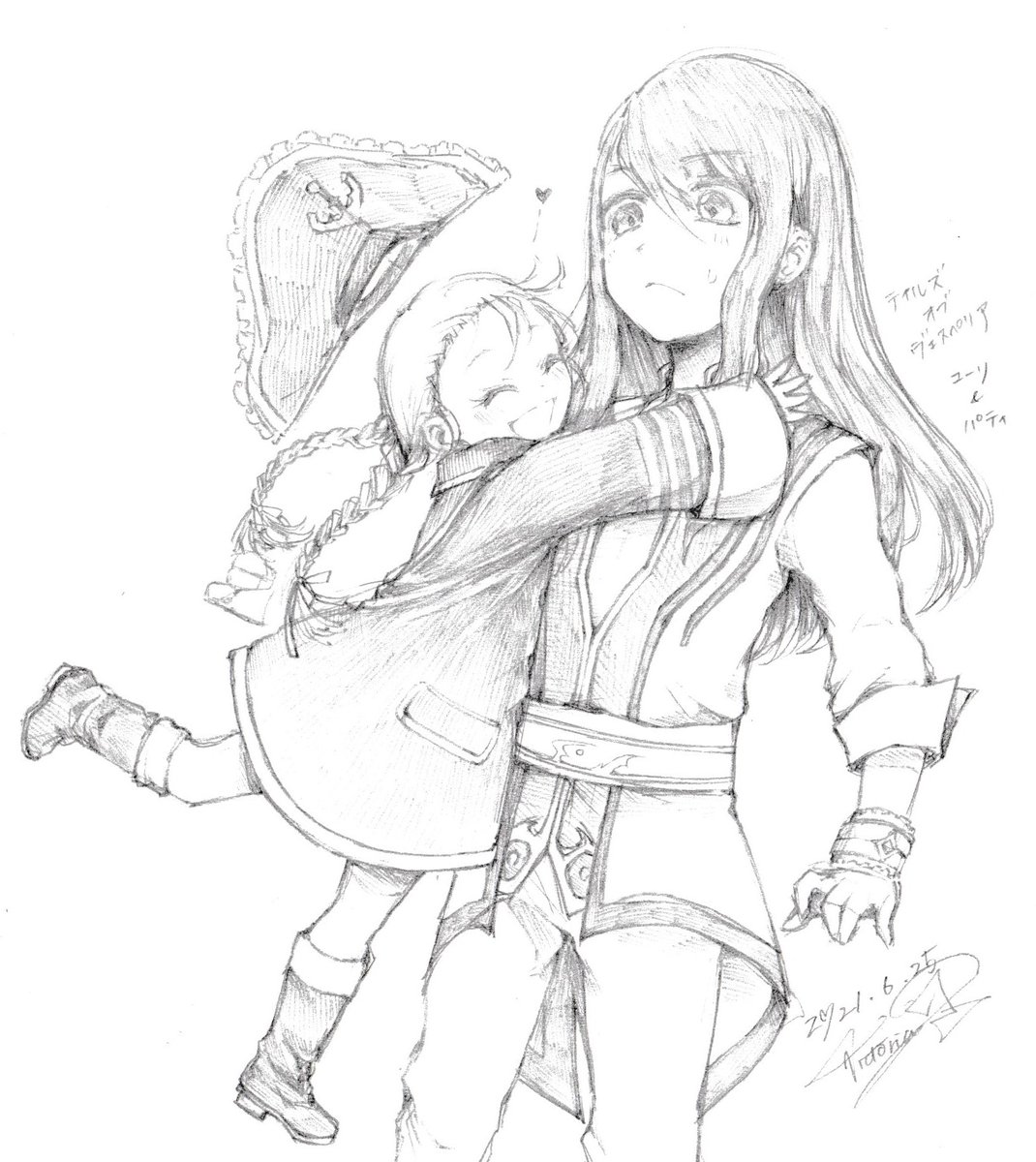 テイルズオブヴェスペリア ユーリ 原画 テイルズ30周年アートコレクション」収録されるイラスト2枚が公開