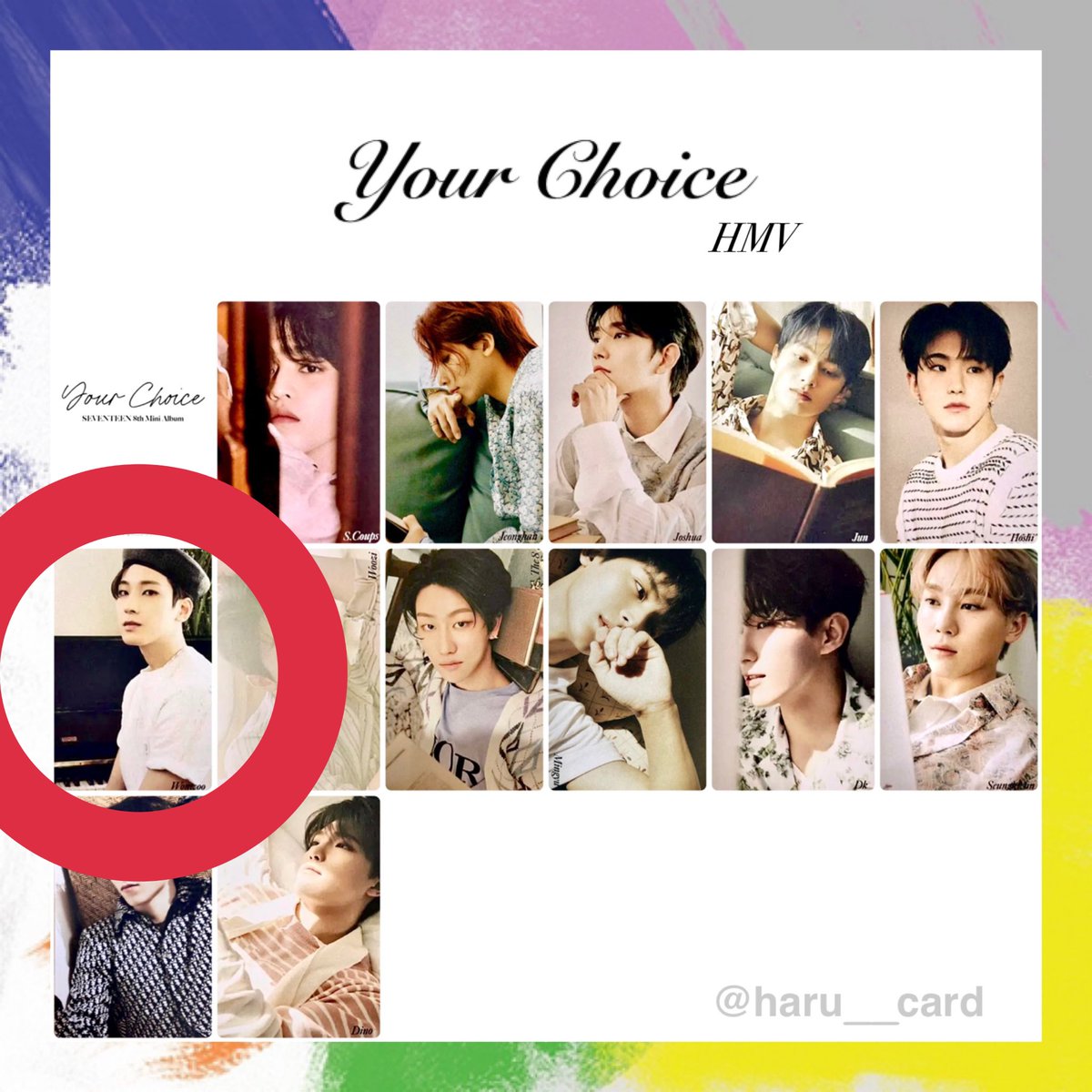 SEVENTEEN Your Choice HMV トレカ ジョンハン | mdh.com.sa