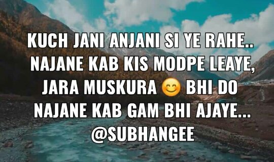 Subhangee11's tweet photo. Life is too short no-one ones what will happen in the next sec. So #smile2smile #smilethroughitall #smileforsmall #kuchjanianjani https://t.co/IB1eurbbVd