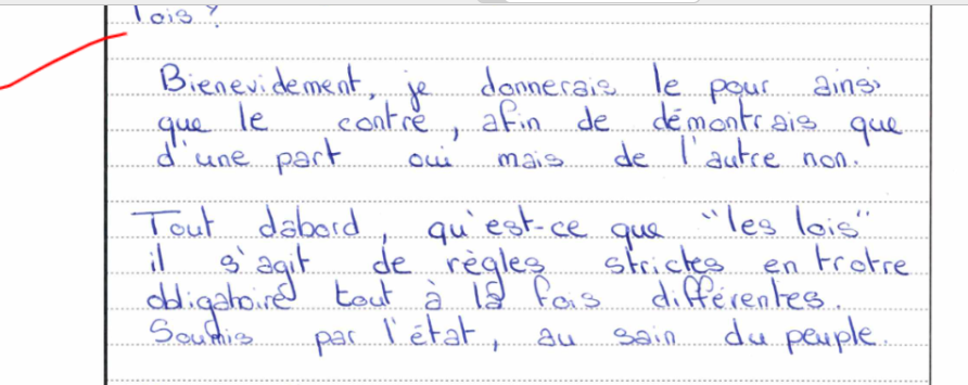 France, que fais-tu de tes enfants ? Extrait d'une copie de bac en 2021, parmi des centaines, des milliers, des dizaines de milliers semblables. Honte à ceux qui laissent faire, à ceux qui regardent ailleurs, à ceux qui se moquent. Il s'agit de réfléchir, et de se relever.