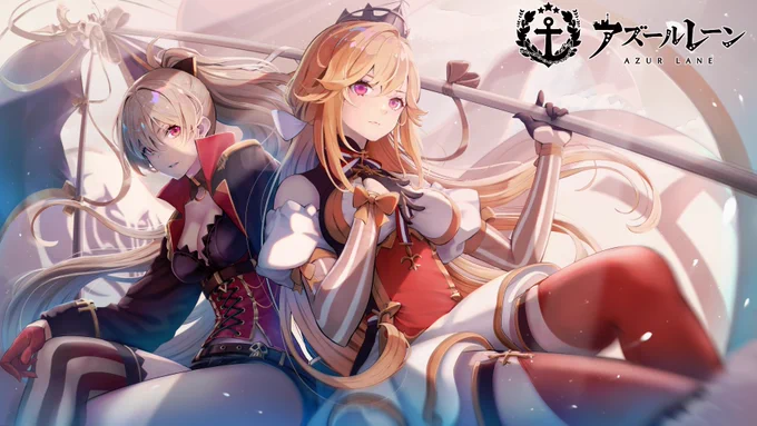 アズールレーン3周年(2020年)イラストを制作させていただいておりました💡
リシュリューとジャン・バールです。
@azurlane_staff 