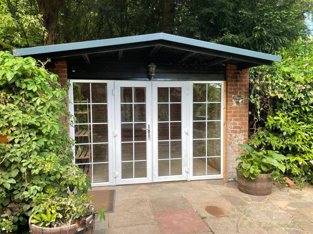 UltimateCabins's tweet photo. A tired outbuilding that needed a @UltimateCabins  #transformation to bring this place back to life. That is certainly what our team achieved! https://t.co/R4NO8toWWB