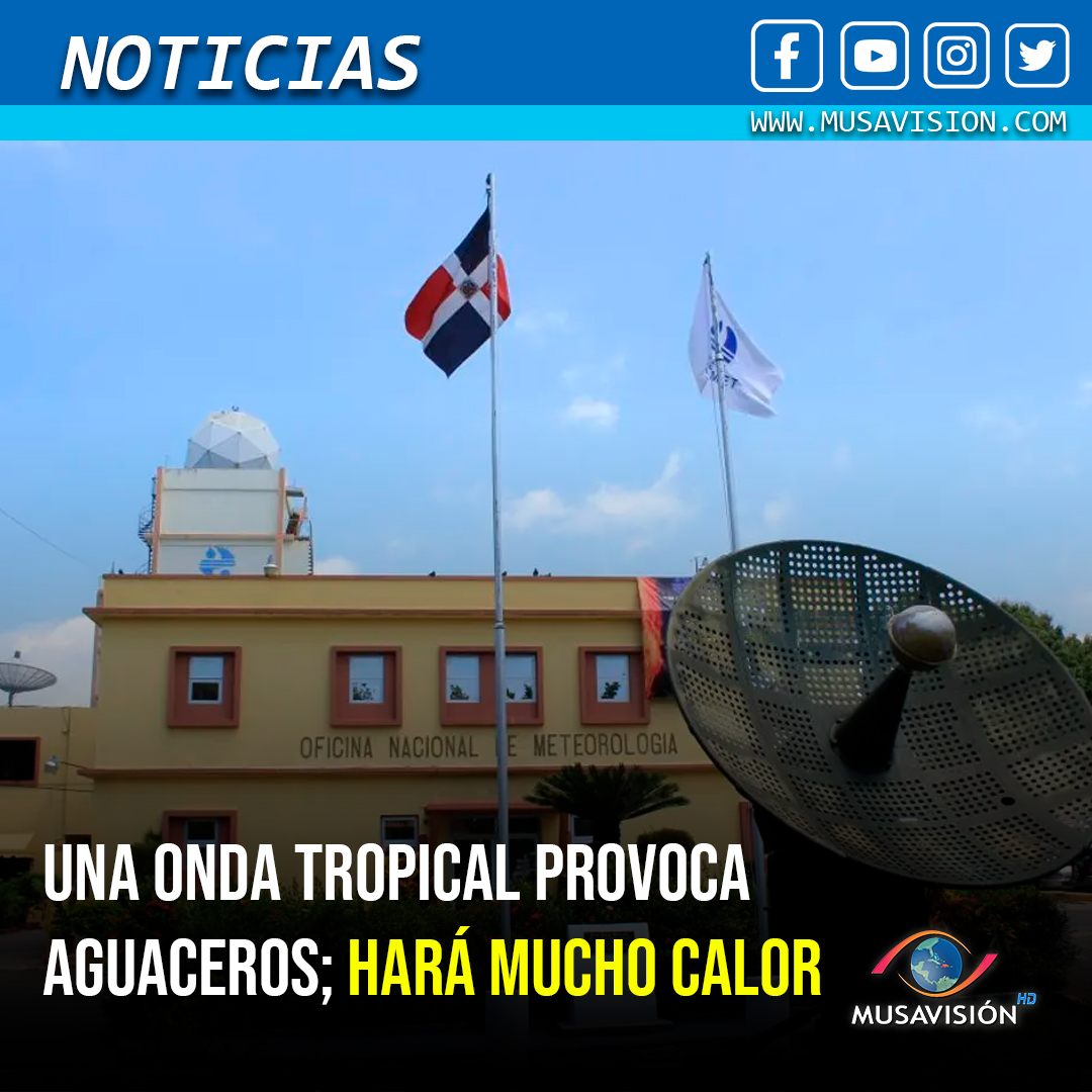 Musavision10's tweet photo. Onamet vigila dos zonas de aguaceros en las Antillas Menores

La Oficina Nacional de Meteorología (Onamet) pronostica que hoy se registrarán chubascos aislados en la mañana en demarcaciones del noreste y la llanura costera del Caribe.

#RD Onamet #Rd #noticias #Noticieros https://t.co/JusH4EDVUl