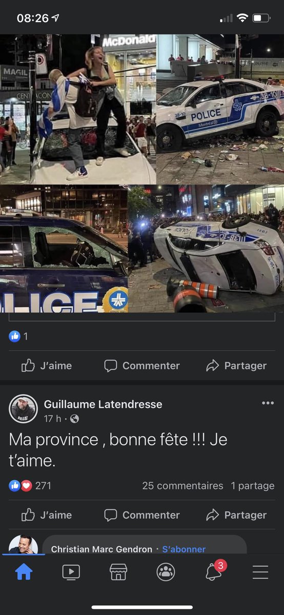 AssurancesML's tweet image. J’ose croire que ses personnes seront identifiés et paieront de leurs actes peut pas y croire … 😬. Ça donne pas goût dire bonne fête fière être québécois quand tu vois ça en tk !