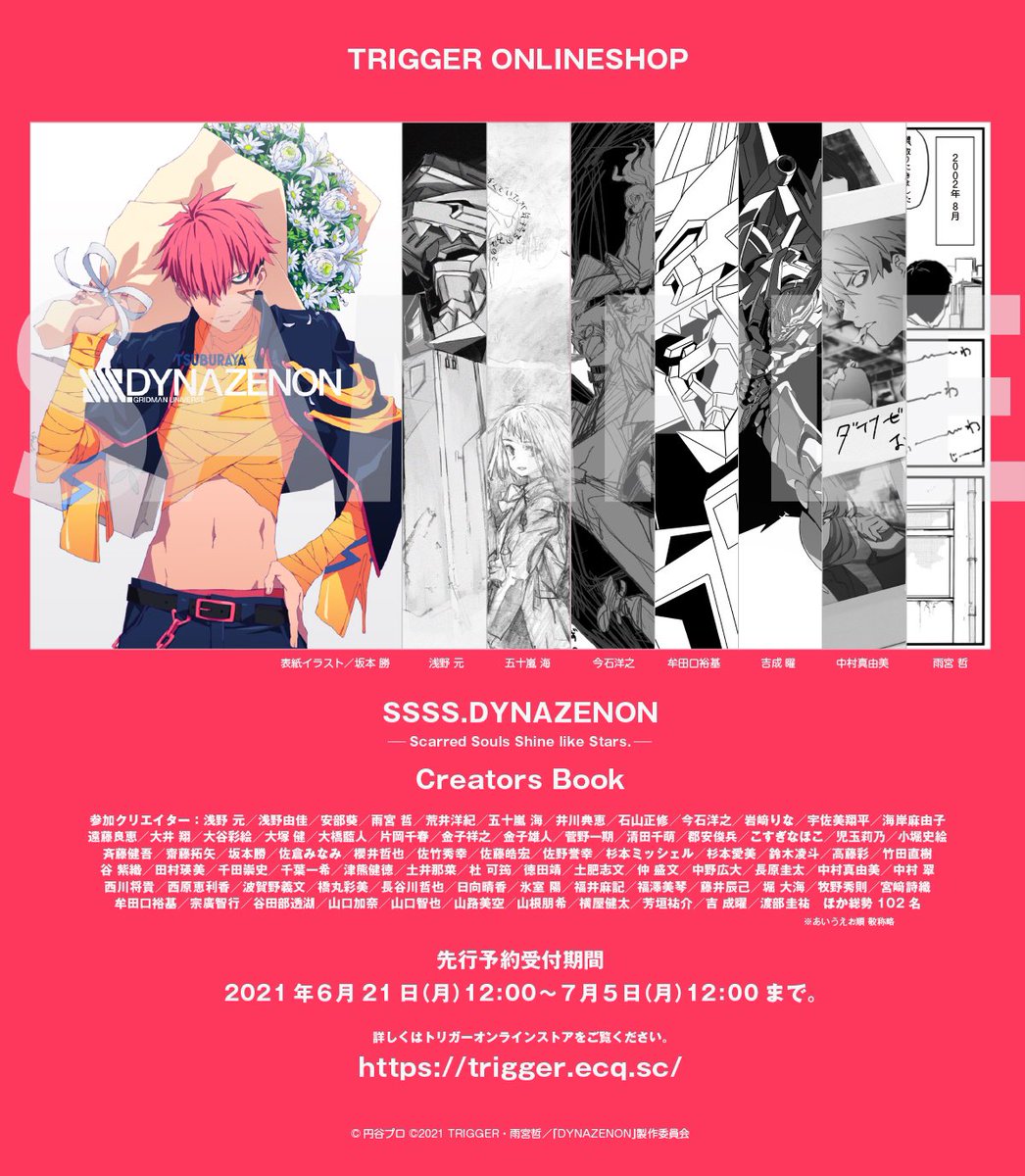 通常在庫品 SSS.DYNAZENON ダイナゼノン スタッフ本 メモリアルブック