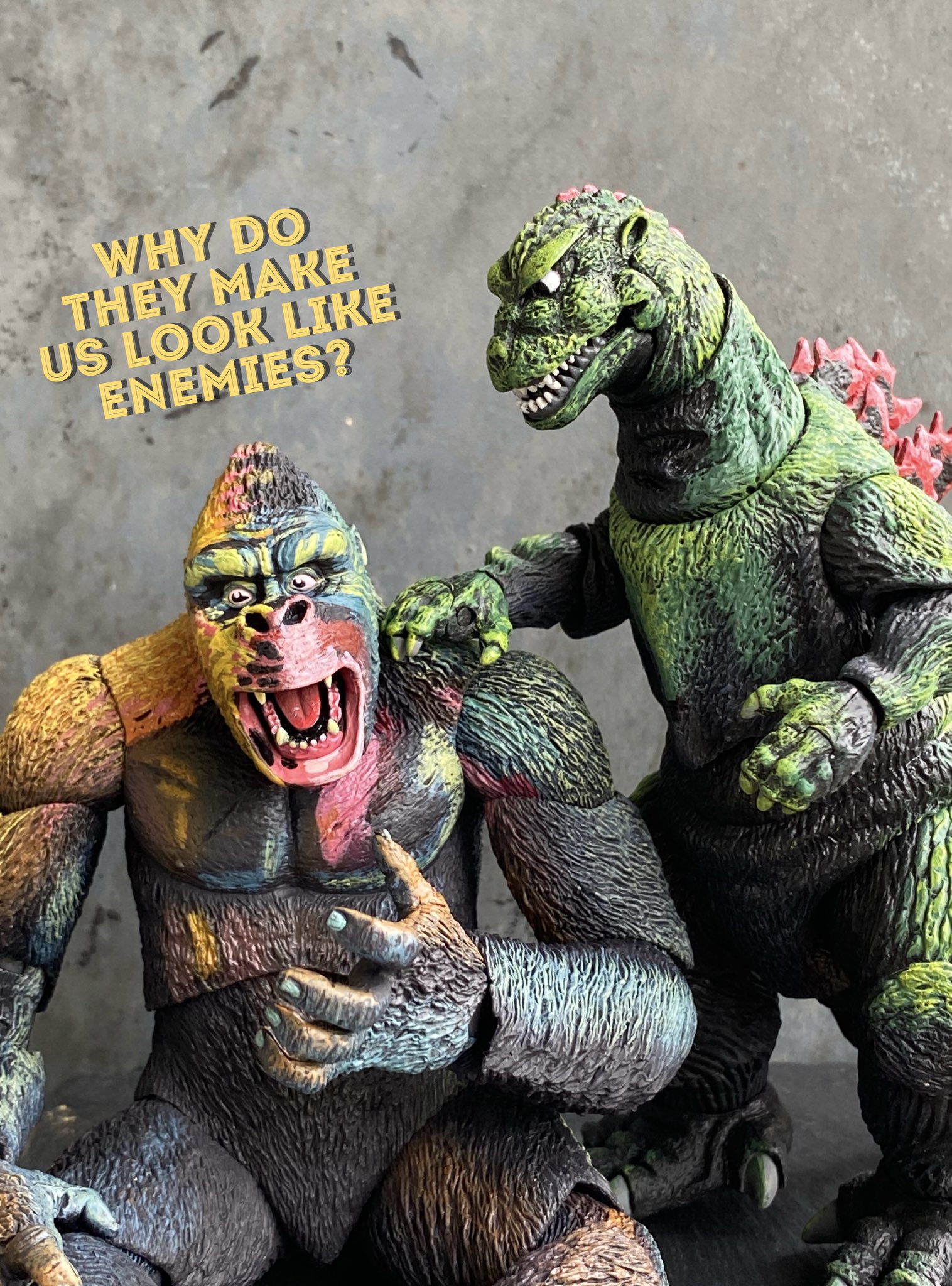 Neca #Godzilla #KingKong https 