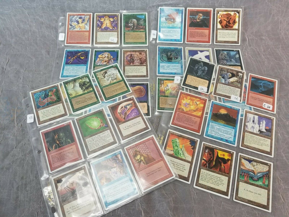 Little_Leota's tweet photo. Magic the Gathering Cards (36) Magic the Gather Card Fourth Edition 4th MTG Lot Mostly Rare #MTG #Magic #Gathering #cards #rare https://t.co/FqD3Jlwr1r