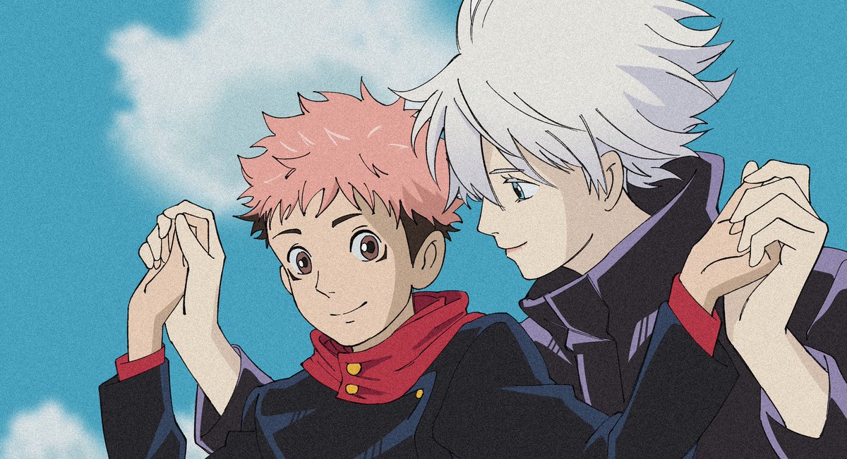 悠仁と歩く五条 ハウルパロトレス ѕniraĸicniのイラスト