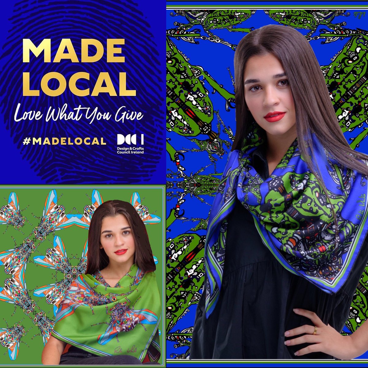 #MadeLocal #lovewhatyougive #irishcraft #irishdesign #supportlocal #silkscarf #irishartist #dccoi #buyirish #championgreen #fashionstyle #fashionandstyle #chic #style #wearitagain #DesignThinking #designinspiration #branding #brandirish