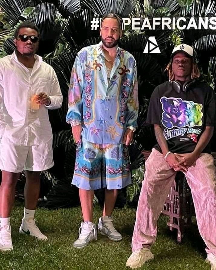 OlamideChart's tweet image. Baddo, Fireboy chilling in LA with French Montana ⚡⚡