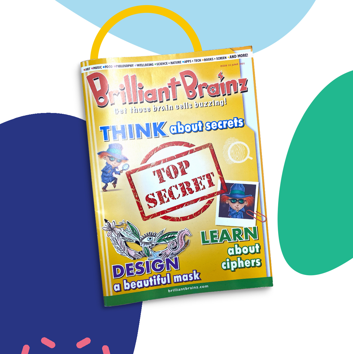 This month The Comic Club features the fantastic Brilliant Brainz magazine! The latest issue is all about Secrets. Get those brain cells buzzing! 

#excited #reading #TheComicClub #learning #kidsmags #subscription #kidssubscription #education #kidzzone #brilliantbrainz