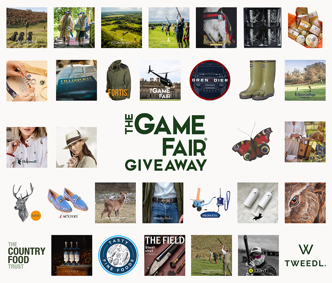 TheGameFair's tweet photo. Win the ultimate Fieldsports Package with The Game Fair Giveaway worth over £5,000.
To enter and be in with a chance to win, purchase a £10 raffle ticket at https://t.co/D0Wyd7O72V (T&amp;C’s Apply)
All proceeds go to The Country Food Trust.
@tweedl_ @CountryFoodTr https://t.co/y6fdzRLbSK