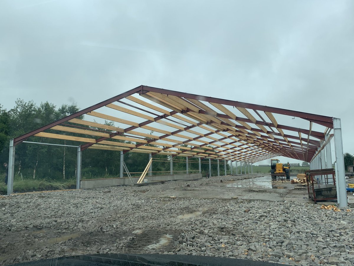 New 16,000 bird free range unit beginning to take shape near Northallerton.
This will be fitted with Big Dutchman Natura Step.
#newquip #freerange