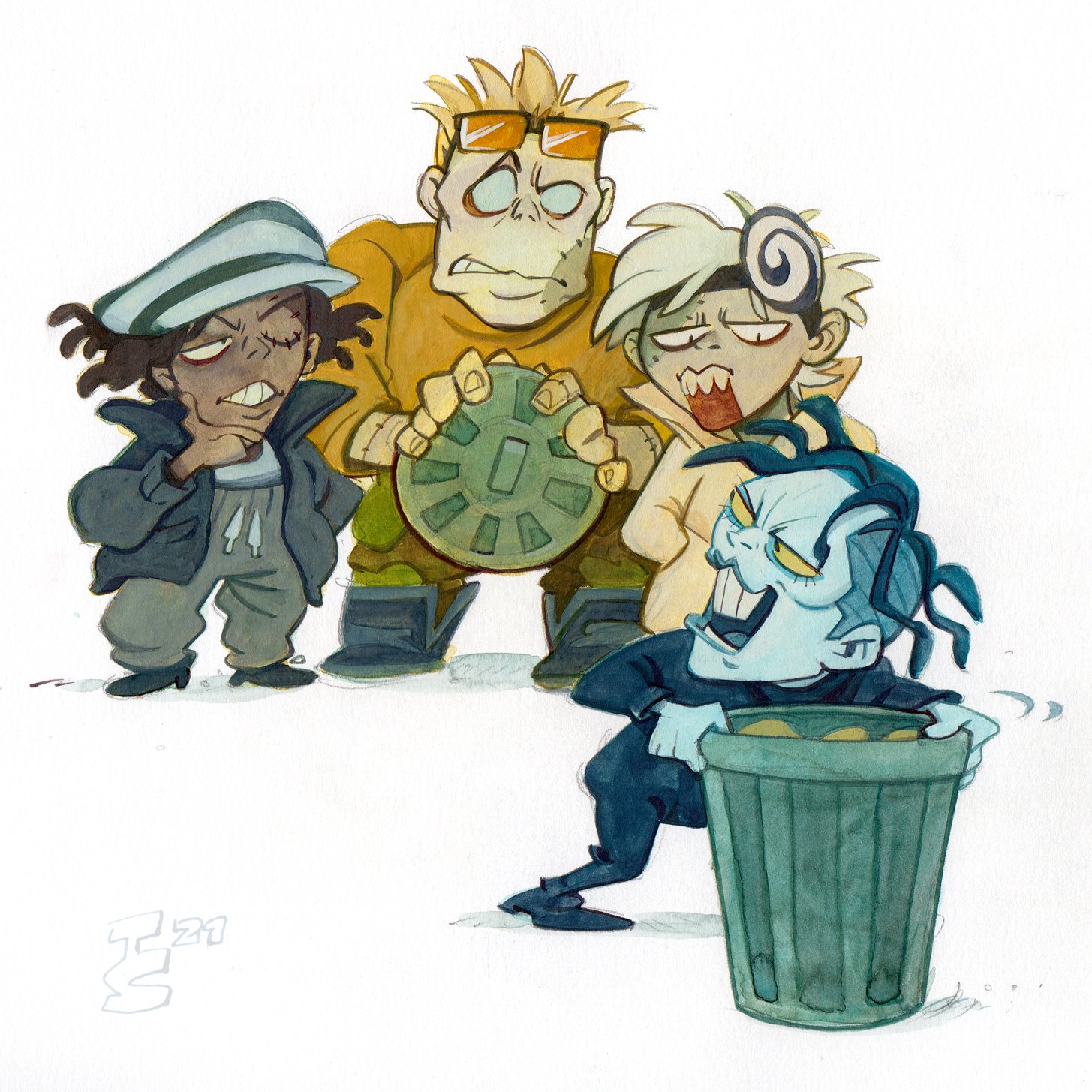 stasik on Twitter "and done with Zomburger crew! I'm vibrating in