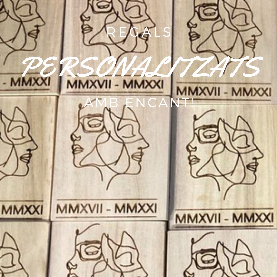 Regals Personalitzats!!! ❤️ Intentant sempre fer content al client! #caixetes #laserengraving #làser #fusta #regals #idees #regalsoriginals #records #fidecurs #vic #osona #catalunya