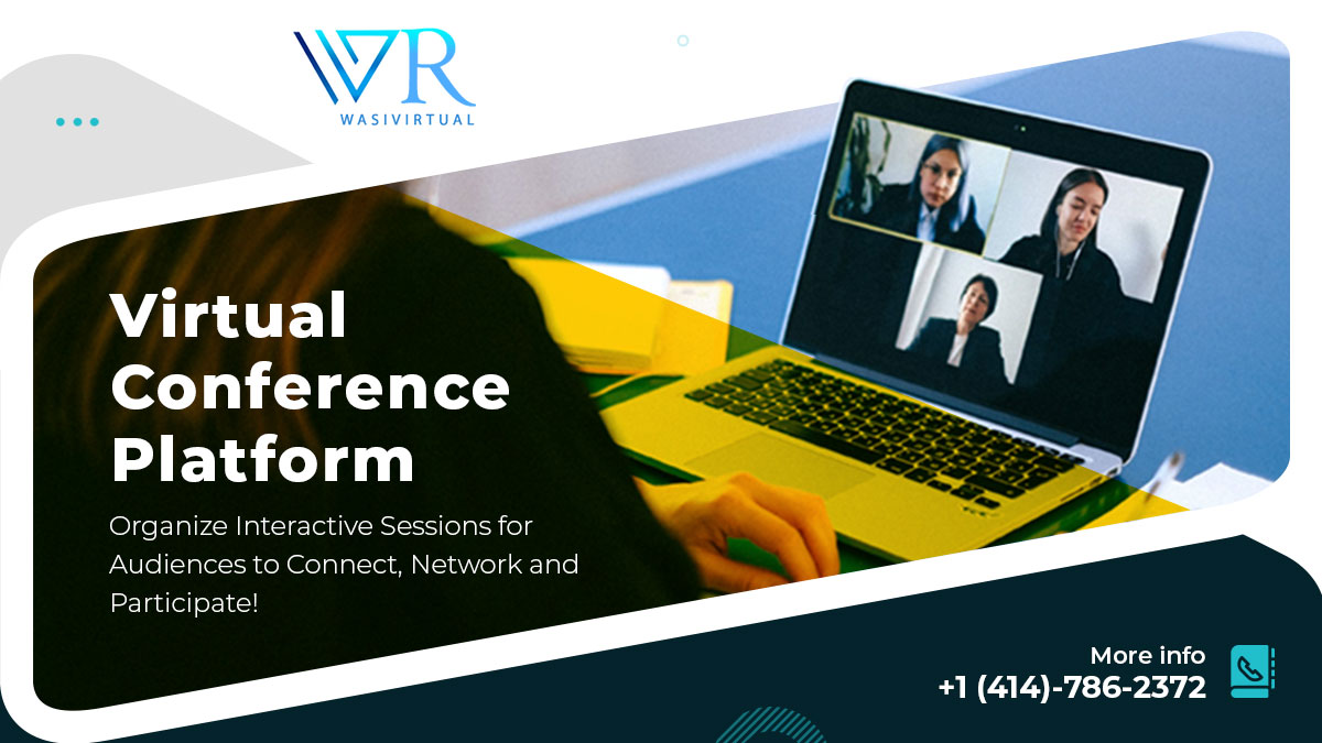 WasiVirtual's tweet image. Virtual Conference Platforms have revolutionized the way companies interact with audiences. WasiVirtual being the ultimate events platform helps organizations host their formal meetings and webinars. #virtualeventsplatform #virtualevent #virtualmeeting #virtualconferenceplatform