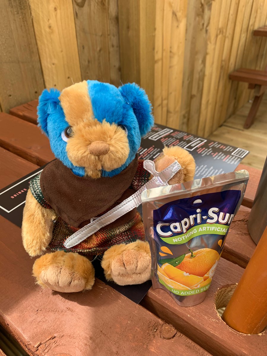 Wallace enjoying his well deserved Capri sun after a long and challenging year #thewhereaboutsofwallace