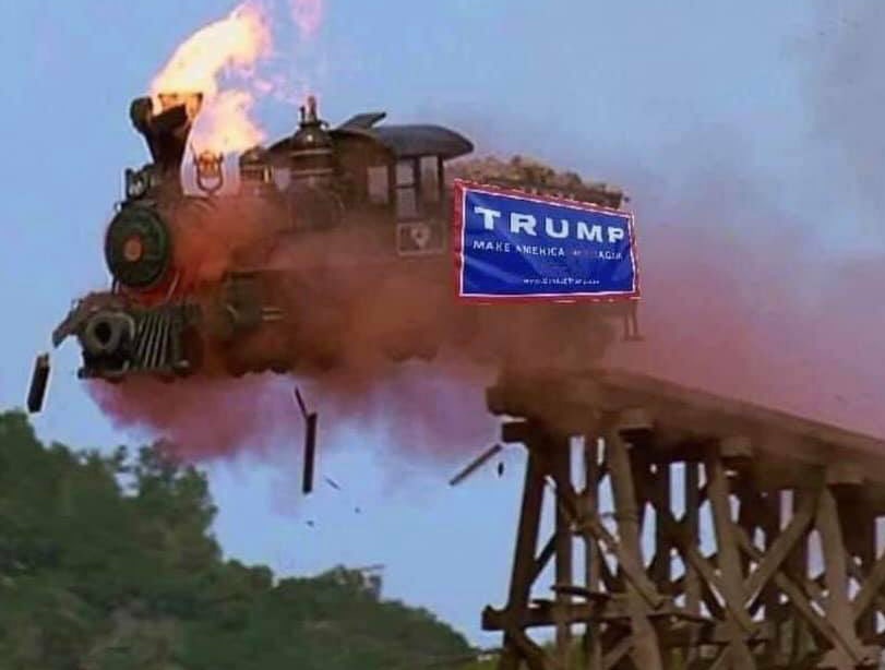 Buh bye!
#TrumpTrainTXAttack