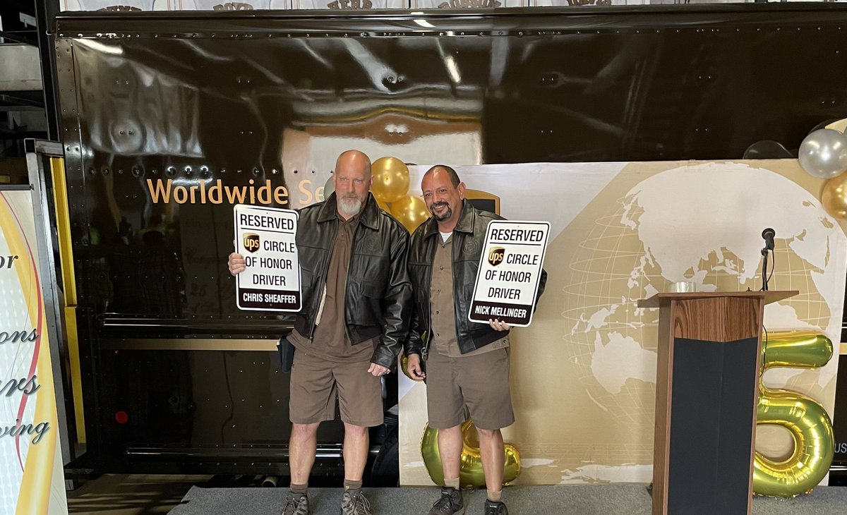 Congratulations Nick and Chris. So nice to be able to celebrate with you this milestone of 25 Years of safe driving.  Lancaster PA. #midatlantic