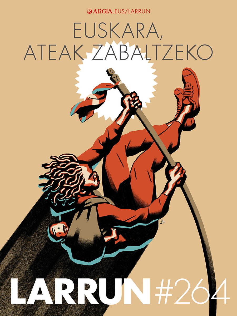 Euskarak ateak irekitzeko balio ote du? Denontzat eta eskuragarri al daukagu euskara? Amelia Barquín, Petra Elser, EHko Bilgune Feminista, Emakume Ijitoen Elkartea eta beste hainbaten iritziak jaso ditugu Larrunen. Azal bikaina, <a href="/josevisky/">Joseba Larratxe</a>-rena.

argia.eus/argia-astekari…
