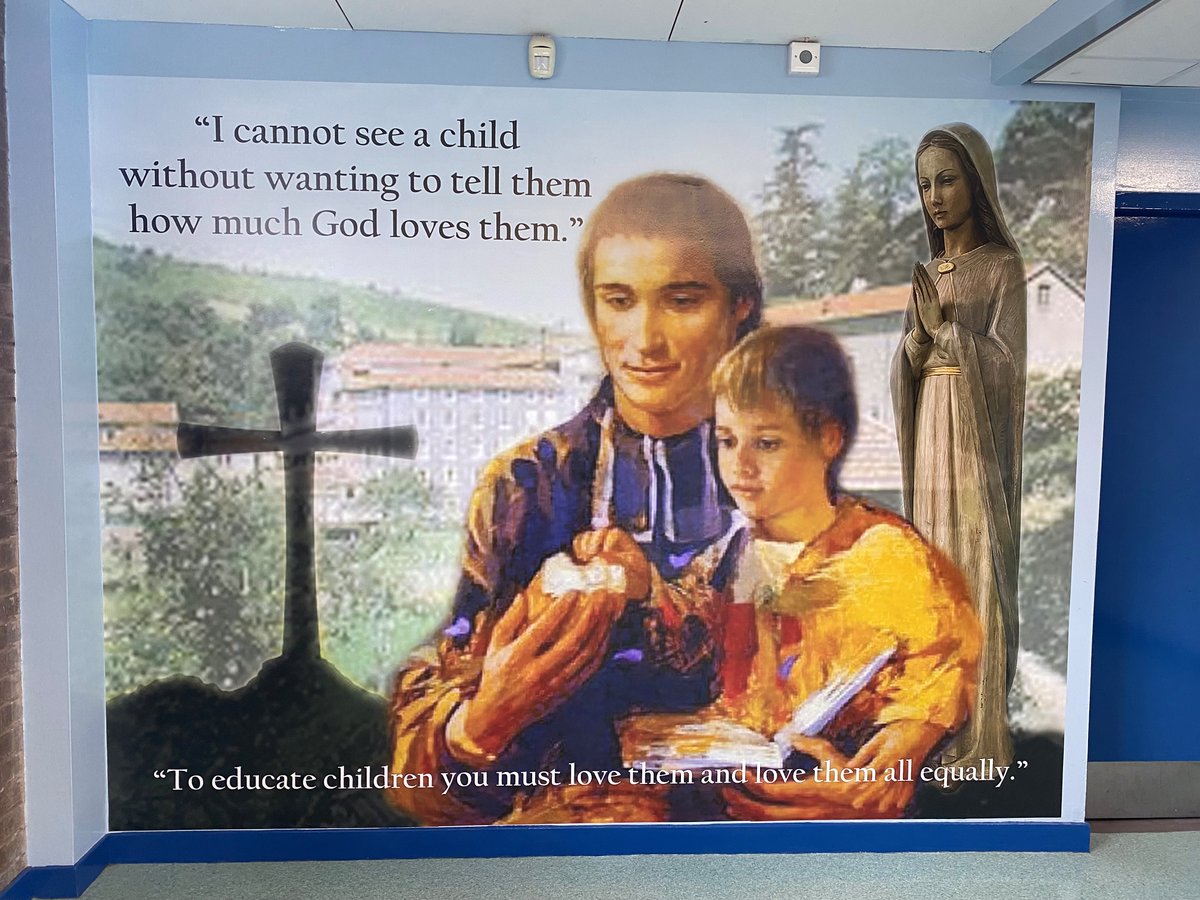 During the past 10 years, Mrs McLagan has worked tirelessly to re-establish our Marist identity.  Yesterday she unveiled a wall hanging in our chapel corridor, this will be a constant reminder of her legacy to us.  Thank you to Monsignor McCaffrey for blessing this today. <a href="/bhoy27/">bhoy 27</a>