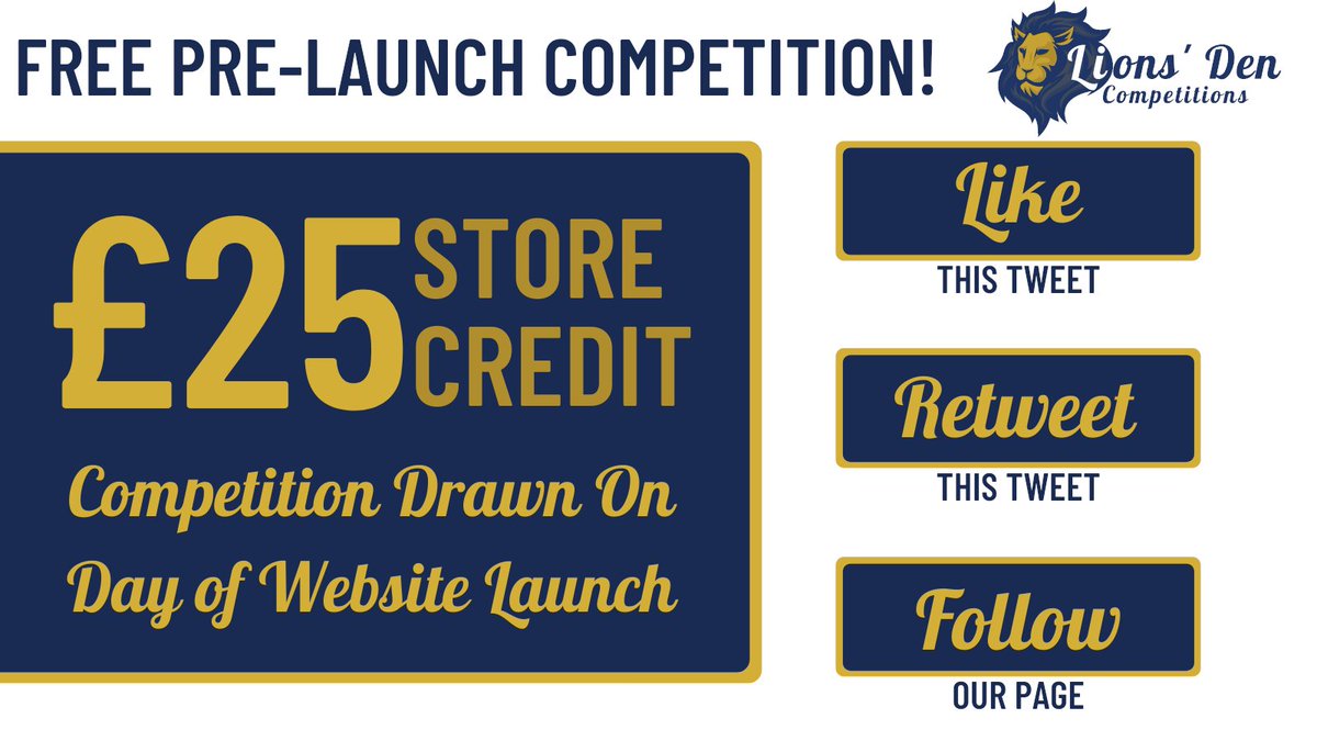 To win £25 in store credit, enter our free pre-launch competition in three simple steps!

1) Like this post 
2) Retweet this tweet 
3) Follow our page

It's as easy as that!

🤫 If you fancy some extra chances to win, we are also running this competition on Facebook and Instagram