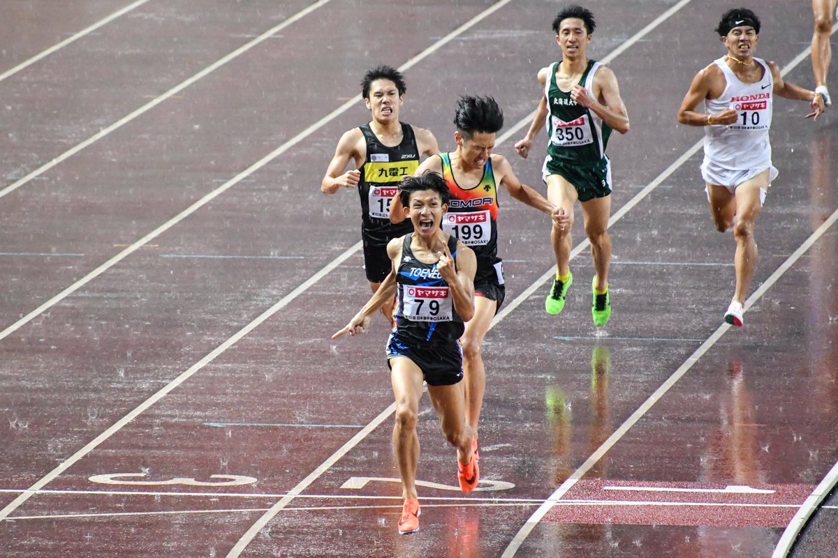 みやのした S Tweet 日本選手権 21 6 25 男子1500m決勝 河村一輝 トーエネック 3 39 18 森田圭祐 小森コーポレーション 3 39 59 舟津彰馬 九電工 3 39 99 高橋佑輔 北海道大 3 40 34 Pb 荒井七海 Honda 3 40 65 飯島陸斗 阿見ac 3 42 00 溝口仁