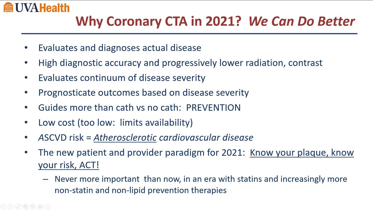 Key points from an excellent grand rounds presentation at Morristown Med @AtlanticHealth by @ToddVillinesMD on the expanding role for #yesCCT in clinical cardiology. Thanks Todd! @Heart_SCCT #ACCImaging @UVA @seth_uretsky @mmartinezheart @CardiacConsult @PhilGenereuxMD