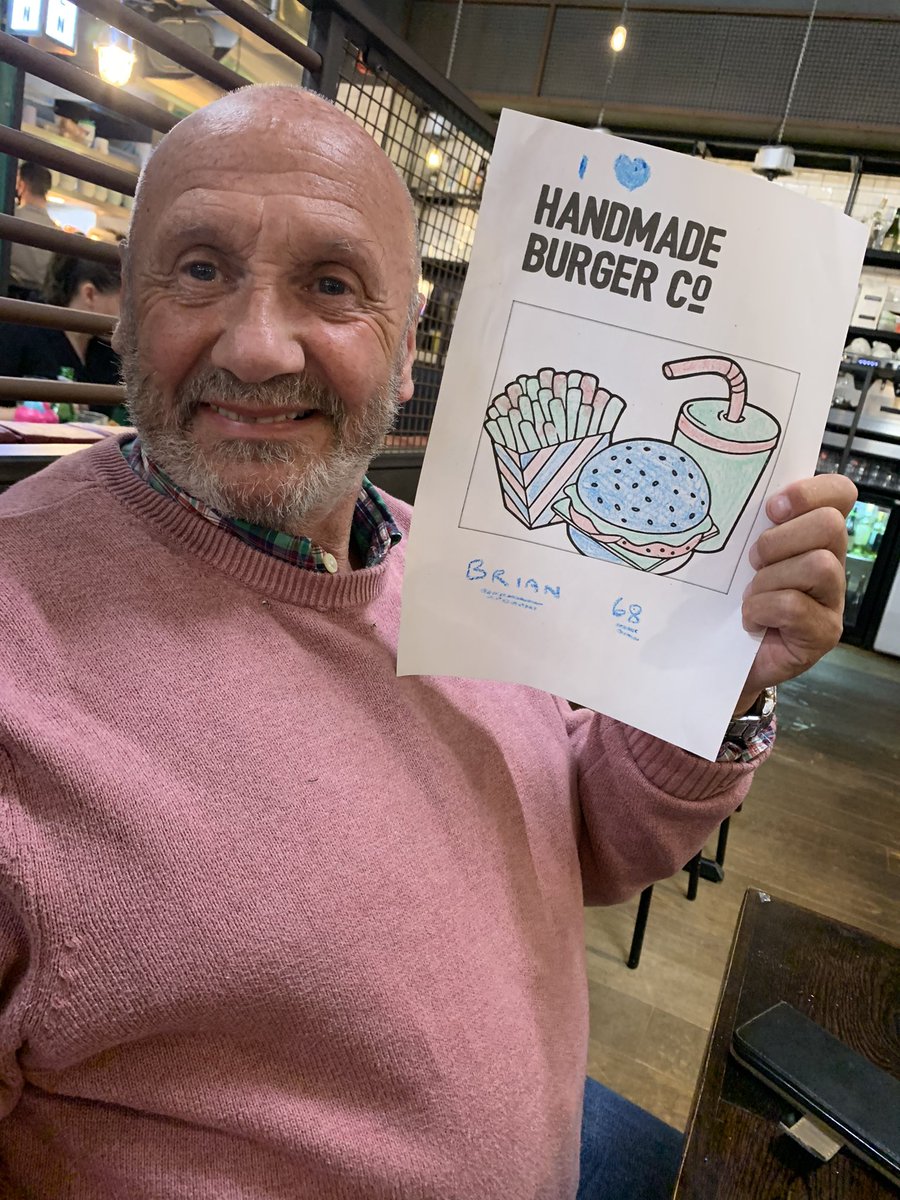 MrsHDale's tweet photo. Not just for the little kids @HandmadeBurger 
#handmadeburgercompany #meadowhall https://t.co/KnTvh0FlCG