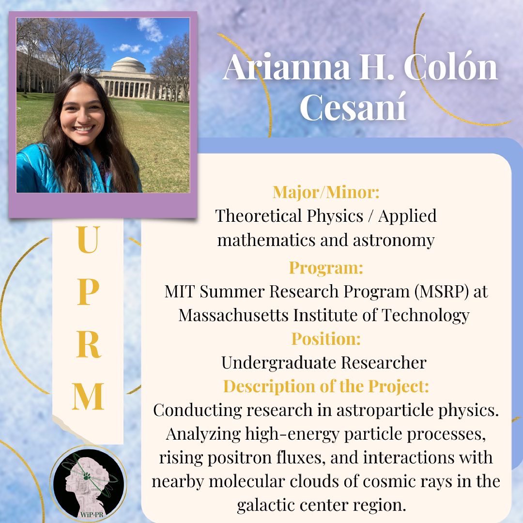 WomeninPhysUPRM's tweet image. Hoy queremos felicitar a Arianna Colón y Génesis Suárez que están participando de programas de investigación en MIT y Harvard. ¡Les deseamos mucho éxito y que disfruten esta experiencia!✨🪐🔭