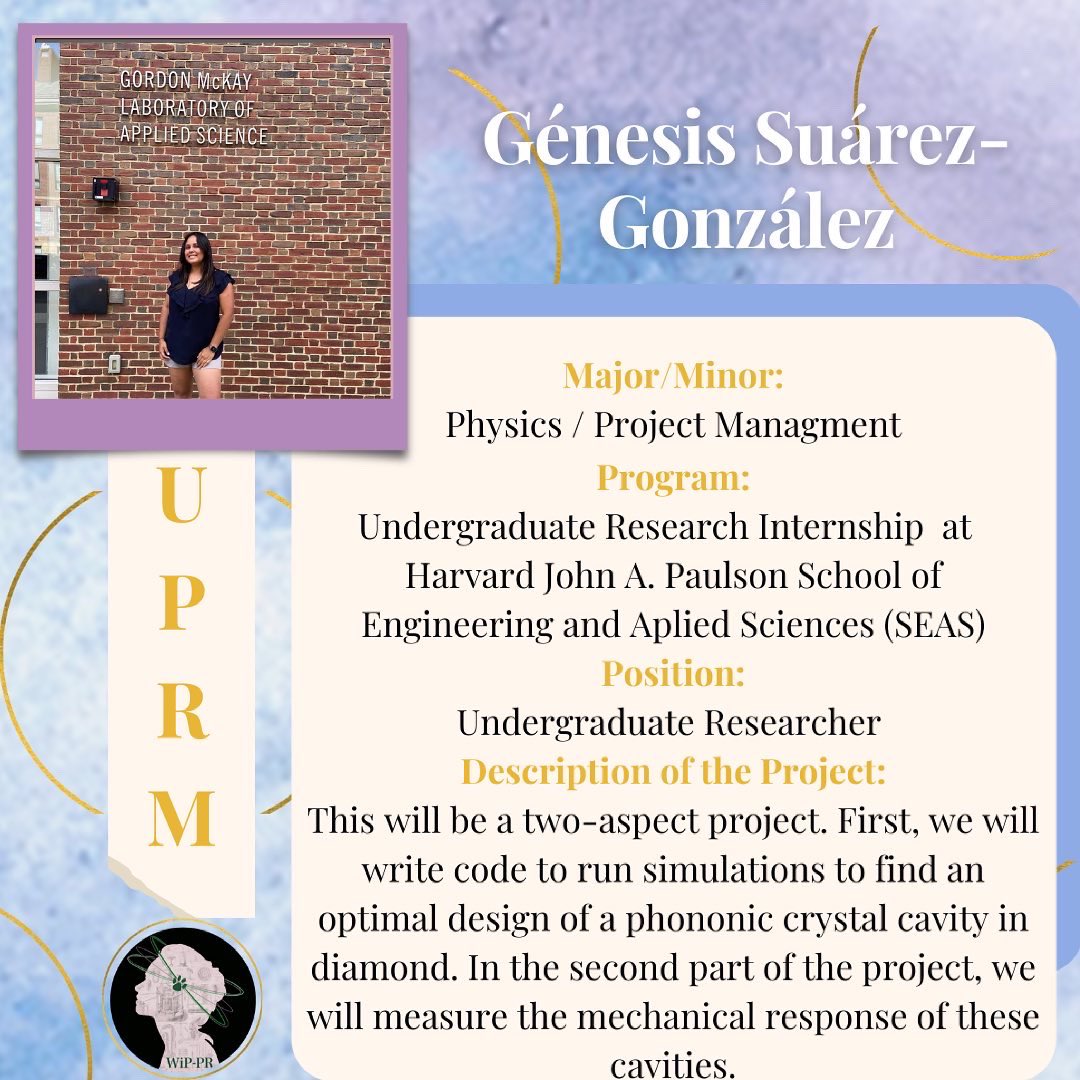 WomeninPhysUPRM's tweet image. Hoy queremos felicitar a Arianna Colón y Génesis Suárez que están participando de programas de investigación en MIT y Harvard. ¡Les deseamos mucho éxito y que disfruten esta experiencia!✨🪐🔭