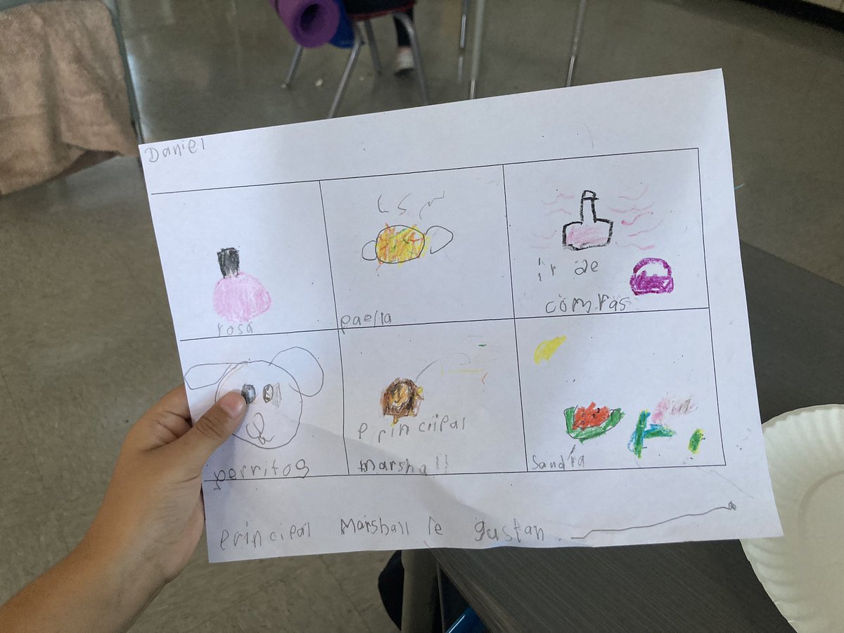 MargaMarshall's tweet photo. Qué honor participar en el sal��n de @holamsflores y ser la “Reina 👑👸🏻del Día” durante nuestra sesión de #HOLASummer #DiveintoLearning. Nuestros HOLA JETS me hicieron preguntas muy interesantes! ✈️⭐️ @HolbrookMDUSD https://t.co/23z8vRAViy