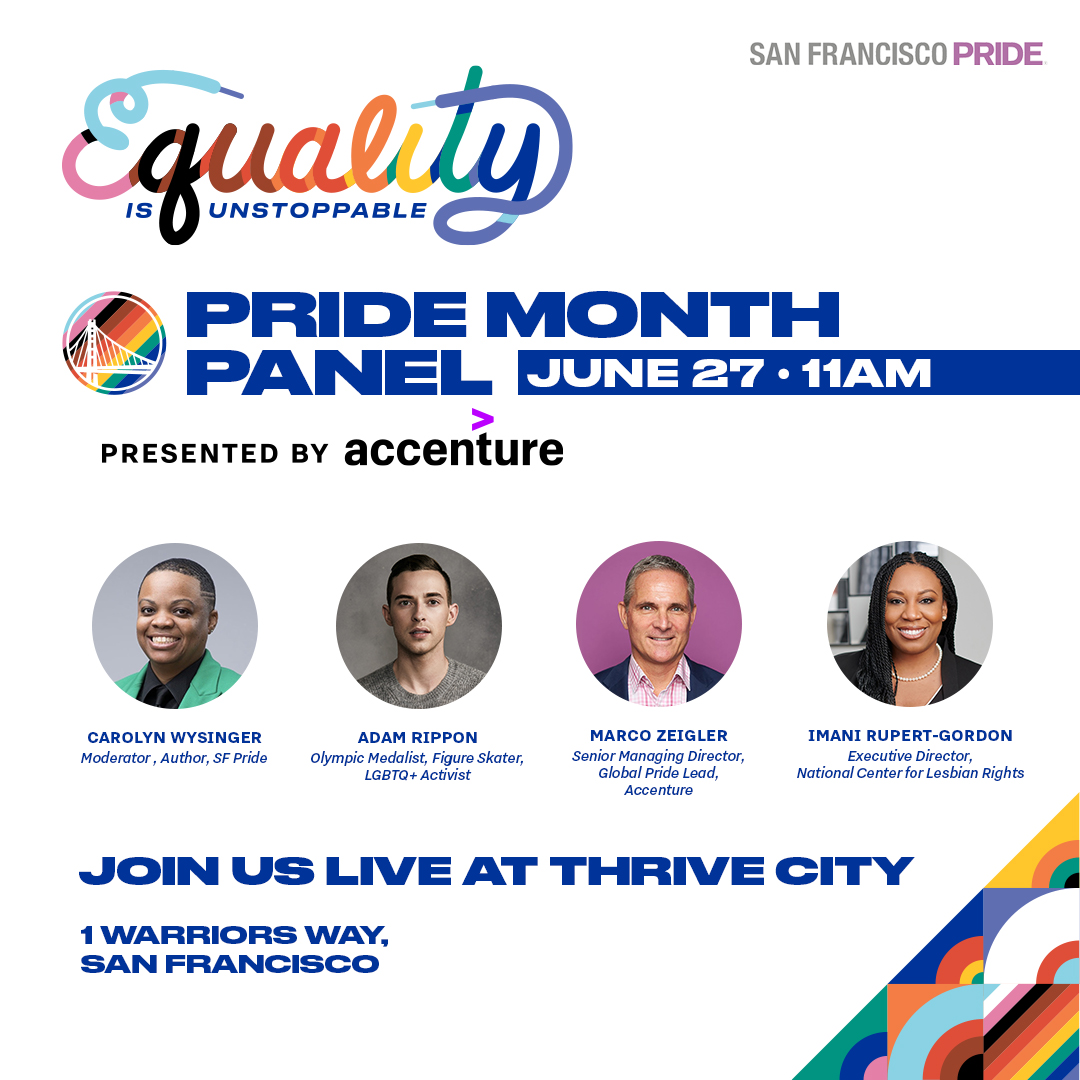 Warriors to Host Pride Month Panel, Presented by Accenture, on Sunday at 11  A.M.