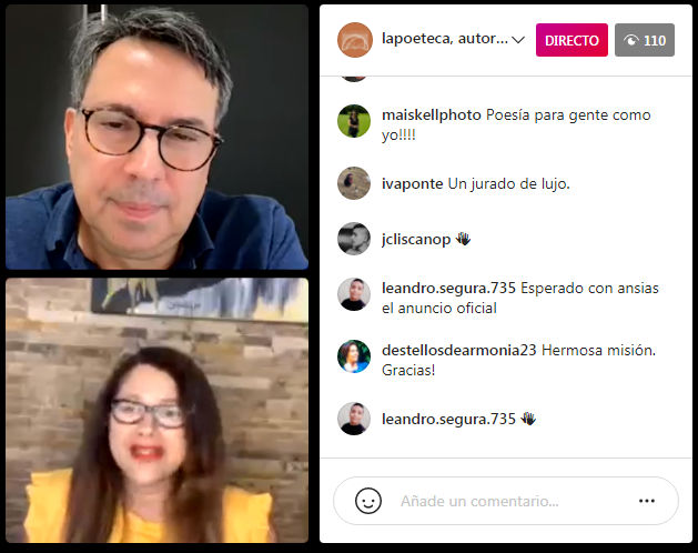 ValeTVCanal5's tweet photo. #Cocurso #Poesía || Inicia la transmisión del anuncio oficial de los ganadores y finalistas del 6to. Concurso Nacional de Poesía Joven Rafael Cadenas, organizado por Fundación @Poeteca1, @Banesco y @AutoresVzlanos, a través del #Instagram de La Poeteca: https://t.co/lEbgXrDwsQ https://t.co/RFwv9FP1QP