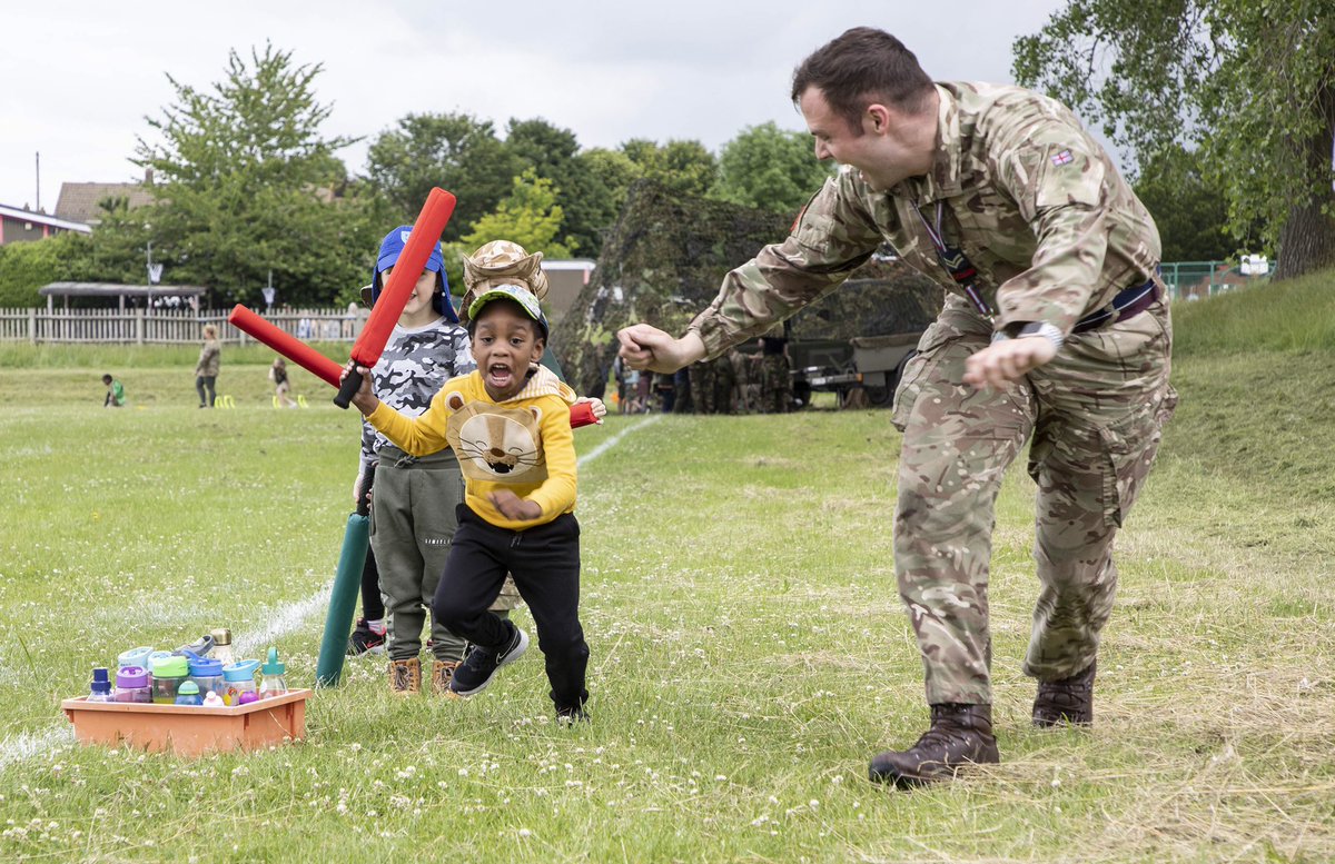 What an amazing day with <a href="/RAFBensonSchool/">RAF Benson Primary</a> celebrating <a href="/SSAFA/">SSAFA</a> Camo Day! 

It was our chance to show the children and staff what happens on the rest of the station while they’re in school (in a covid-safe way). 

#ArmedForcesWeek