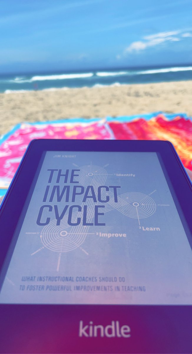 Due to a unique school year that kept me on my toes, I didn’t finish this book until today. I thought I couldn’t get more excited to be a 1st year IC, I was wrong. Jim Knight has left me feeling MORE empowered to collaborate with teachers in their journeys to support students.