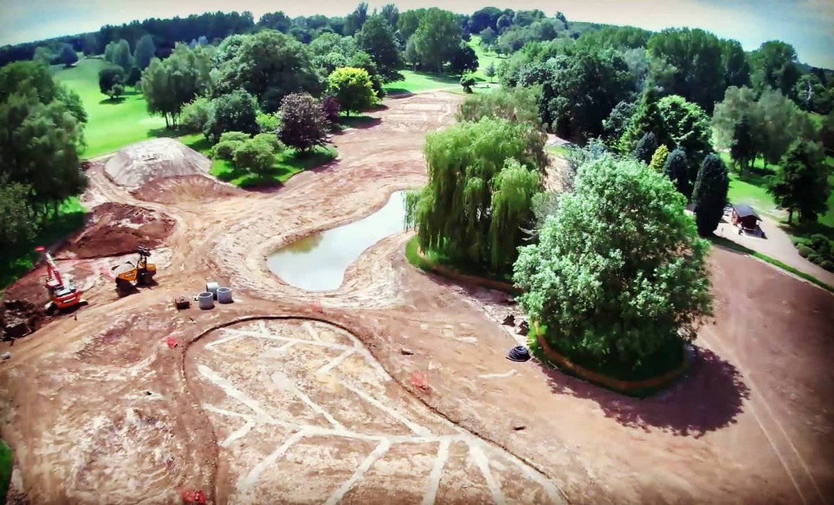 Some arial shots of the new 18th hole as it takes shape.

Going to be an impressive hole ⛳👌

#newcourse #newgolfcourse #newgolfhole #new18th #drone #dronephotography #dronestagram #golfcourseconstruction #par3 #lake #cantwait <a href="/MJAbbottLtd/">MJ Abbott Ltd</a> <a href="/MidlandsGolfer/">Midlands Golfer</a> @RobRockAcademy