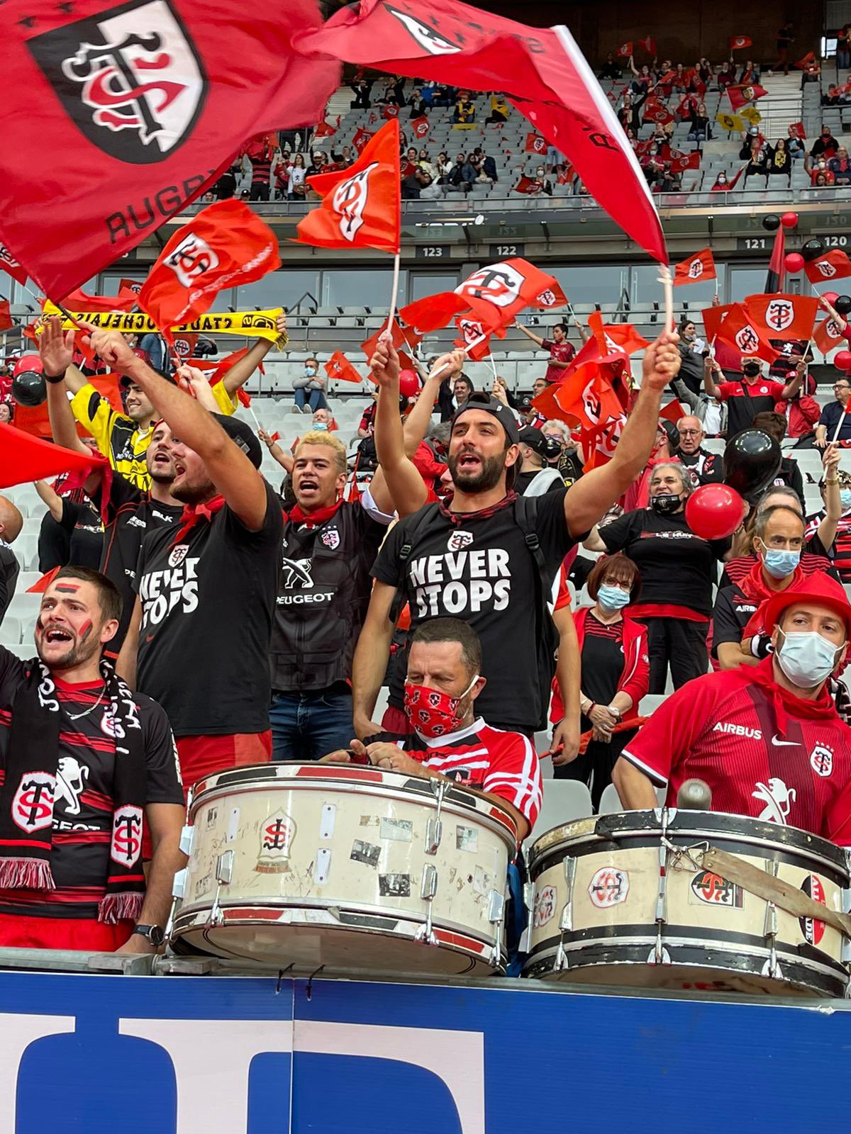 Stade Toulousain on X: Nos supporters sont là en tribunes