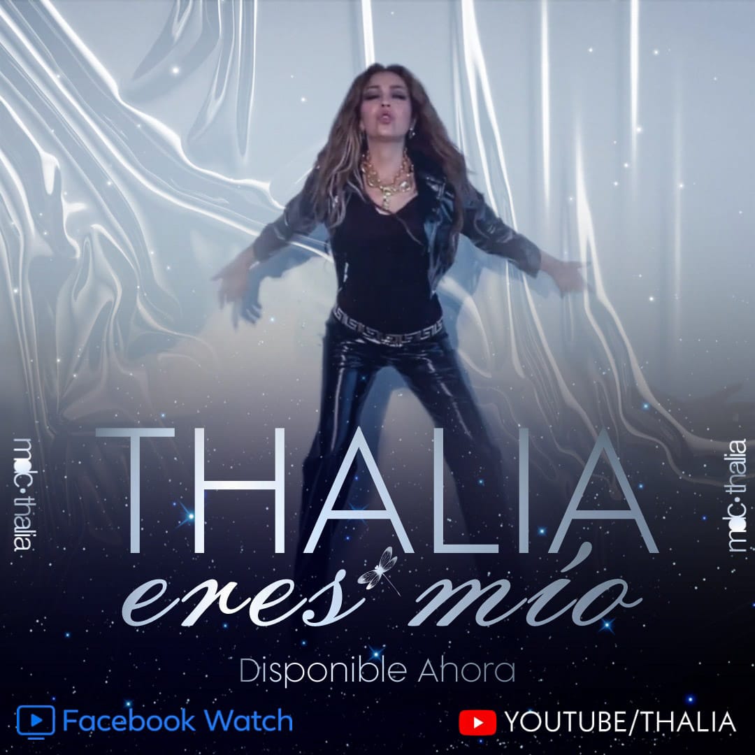 MDCArgentina's tweet photo. Ya está disponible el nuevo video de Thalia "Eres Mio" en sus canales oficiales en YouTube y Facebook Watch, no olvides darle play ahora.

▶️ https://t.co/pQvPoDZ3Xe 
▶️ https://t.co/GOineyr4jC

#Eresmio
#MDC
#ThaliaMDCContigoSiempreEsta
#MDCThalia
@thalia @mdcthalia https://t.co/xqhQocXRAw
