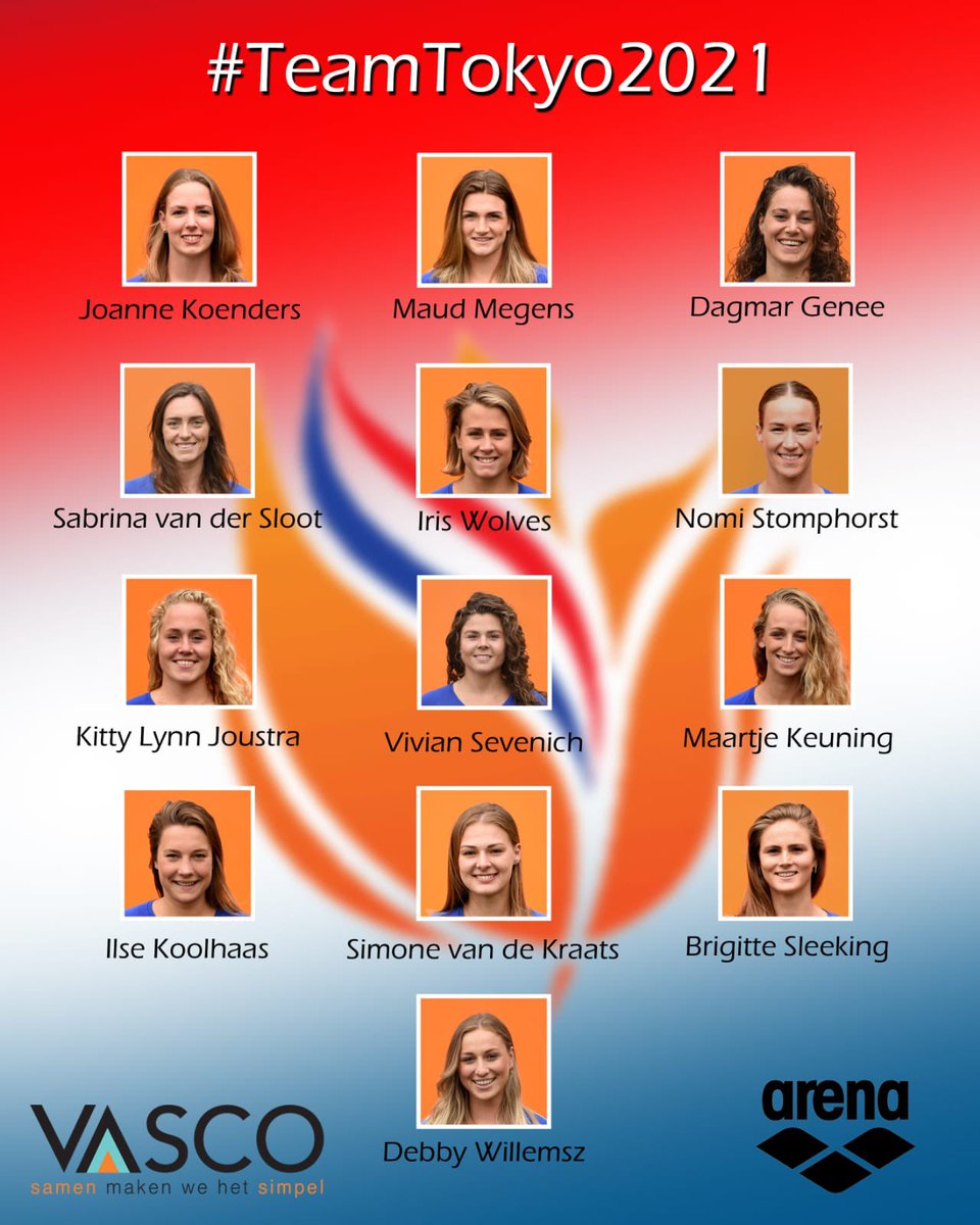 Team Tokyo Olympics 2021!🇯🇵

Mede mogelijk gemaakt door: <a href="/VascoConsult/">Vasco Consult</a> @ArenaPeople <a href="/KNZBned/">KNZB</a> <a href="/TeamNLtweets/">TeamNL🇳🇱</a> 

#teamnl #tokyo2021 #olympics #waterpolo
