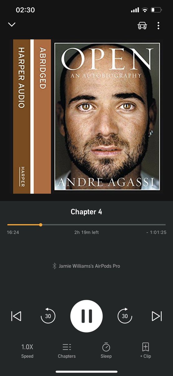 williams_jamie's tweet image. Finally finished Andre Agassi’s “Open”, still working my way through the list of recommended books from the speakers of last years #analytica2020 webinars hosted by @IrishRugby 

A good listen. Tennis seems like a real war of attrition between athletes at the elite level.