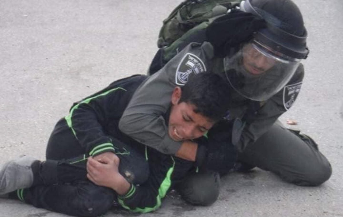 This is how Israeli occupation treats young Palestinian children