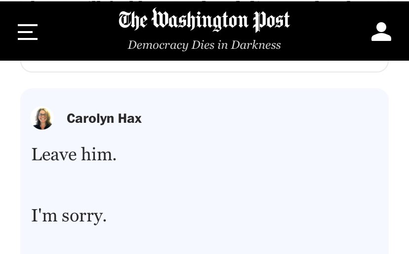 It’s always the same answer from <a href="/carolynhax/">Carolyn Hax</a> …and she’s never wrong.