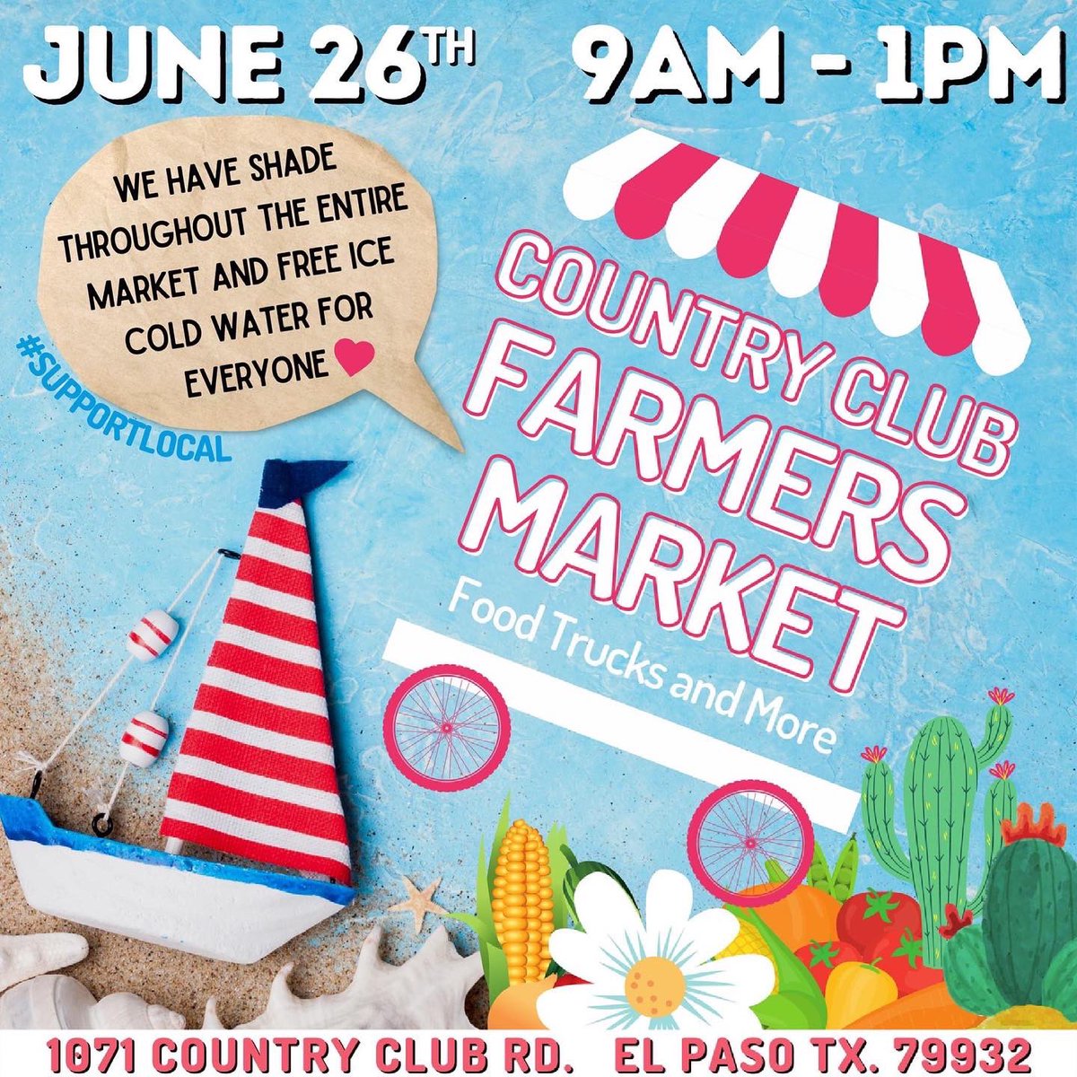 ShiftingGearsCC's tweet photo. This Saturday, get your coffee fix at the Country Club Farmers Market. There will be tons of shade and cooling stations for you. #coffee #shoplocal #golocal https://t.co/R88RGhmIRc
