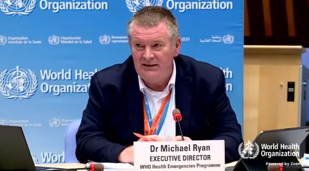 Global Health Strategies (@ghs) on Twitter photo "The level of colonial mindset to say 'we can't give you something because we're afraid you won't use it,' I mean, seriously? In the middle of a pandemic?"
<a href="/WHO/">World Health Organization (WHO)</a>'s <a href="/DrMikeRyan/">Mike Ryan</a> blasts those worried about donated vaccines being "wasted" in poorer countries with delivery challenges. "The level of colonial mindset to say 'we can't give you something because we're afraid you won't use it,' I mean, seriously? In the middle of a pandemic?"
<a href="/WHO/">World Health Organization (WHO)</a>'s <a href="/DrMikeRyan/">Mike Ryan</a> blasts those worried about donated vaccines being "wasted" in poorer countries with delivery challenges.