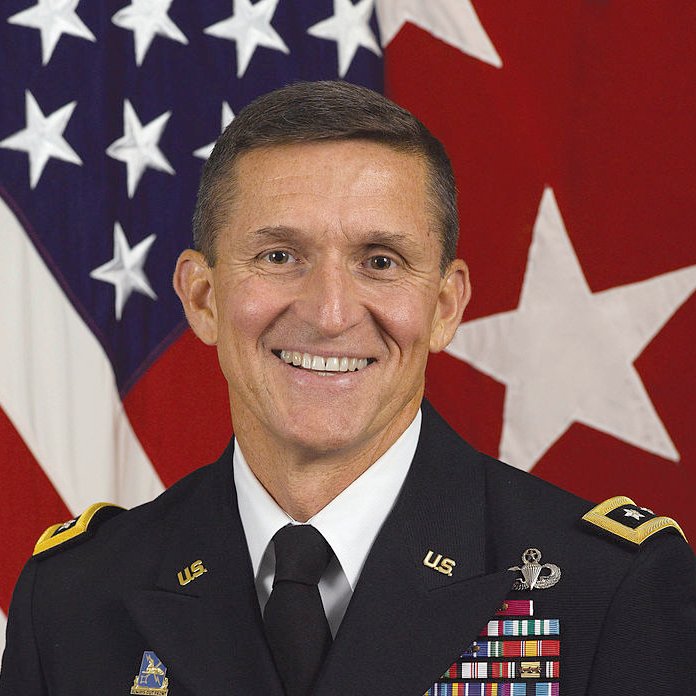 In Grenada, Flynn jumped off a 40-foot cliff to save two soldiers stranded in the ocean. He swam the servicemen back to shore. Flynn was later reprimanded (probably by a Gen. Milley type) for his 'unauthorized' actions, but Flynn gained the enteral respect among his peers.