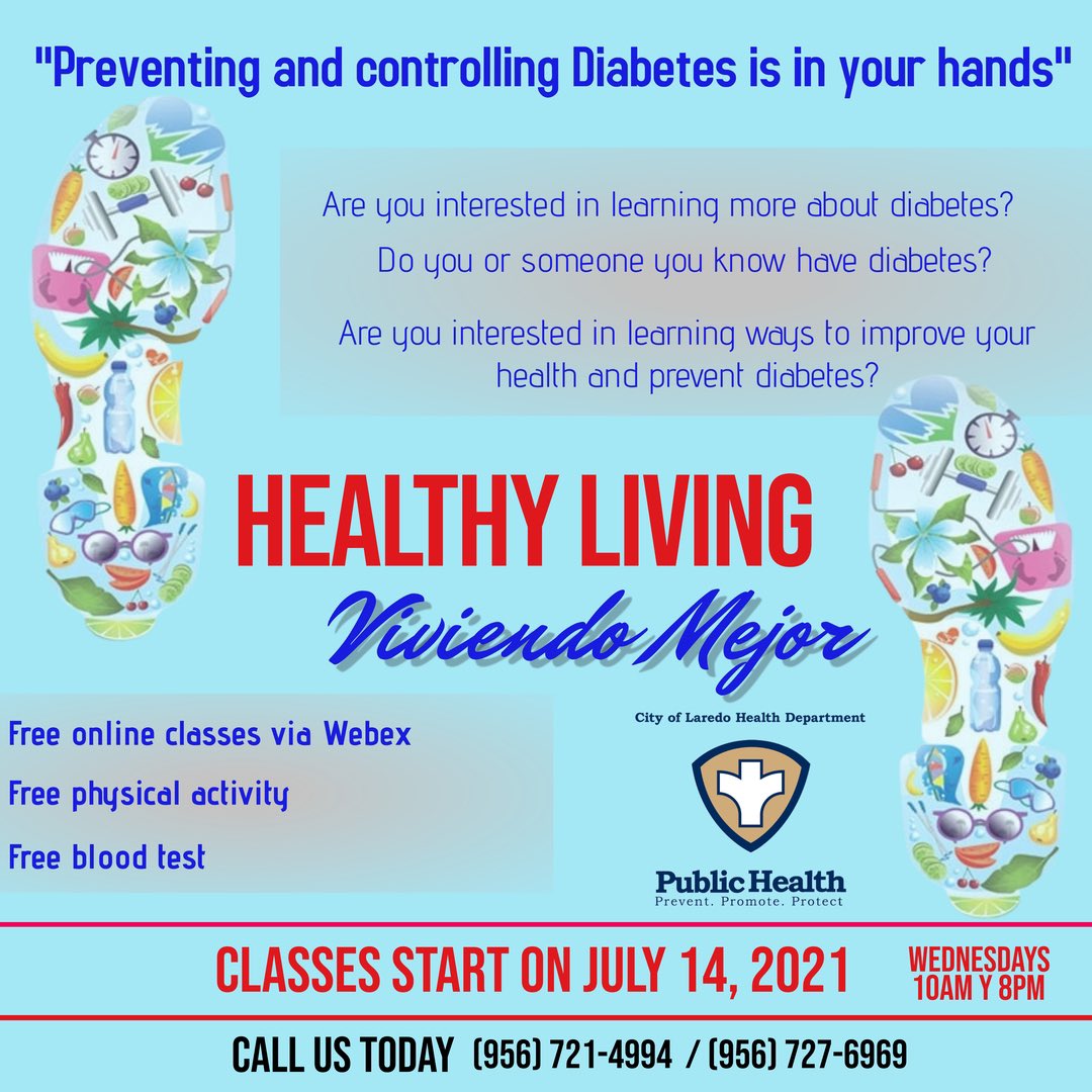 LaredoHealth's tweet image. ☎️ Call us today at (956) 721-4994 

☎️ Llámenos hoy al (956) 721-4994 

#LaredoHealth #diabetespreventionprogram